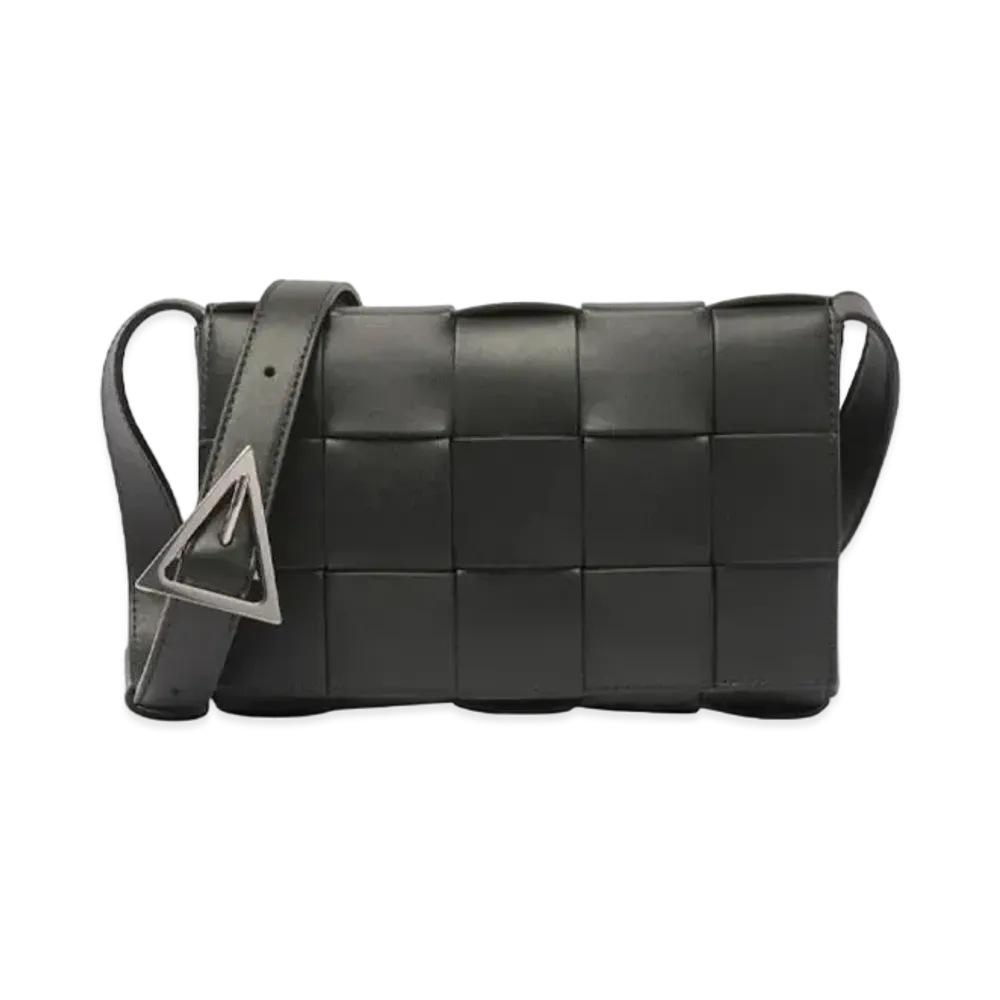 Bottega Veneta Cassette Crossbody Bag "Dark Green"
