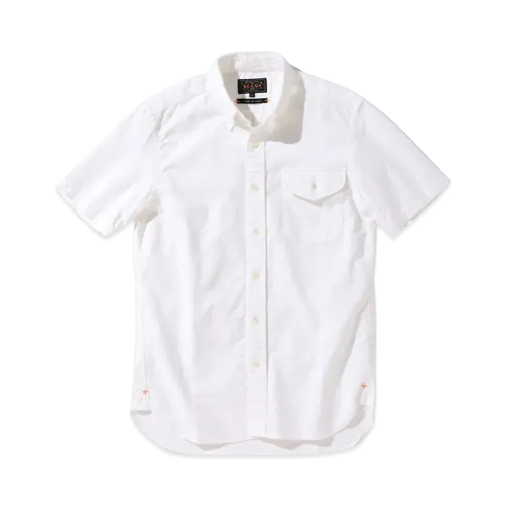 BEAMS B.D. Short Sleeve Oxford "White"