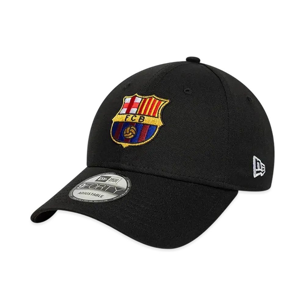 NEW ERA x FC Barcelona 9FORTY Logo "Black"