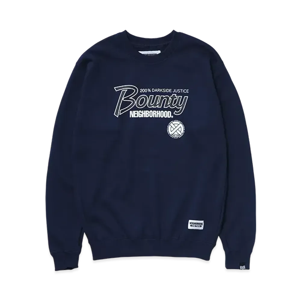 NEIGHBORHOOD x BOUNTY HUNTER Sweat Shirt LS "Navy"