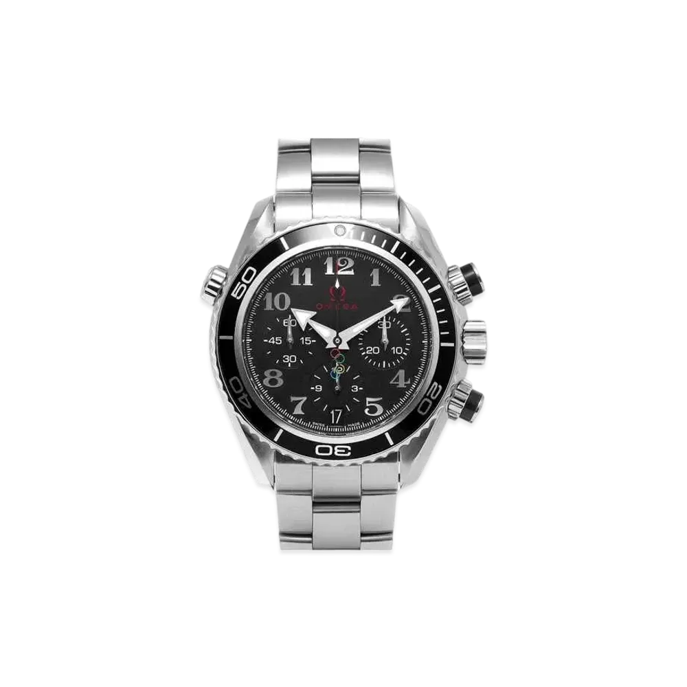 OMEGA Seamaster Planet Ocean 600M Chronograph Olympic Timeless Collection "Black" 222.30.38.50.01.003