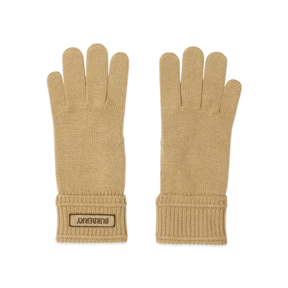 Burberry Wool Gloves "Sand"