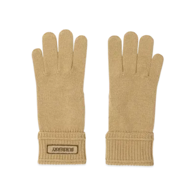 Burberry Wool Gloves "Sand"