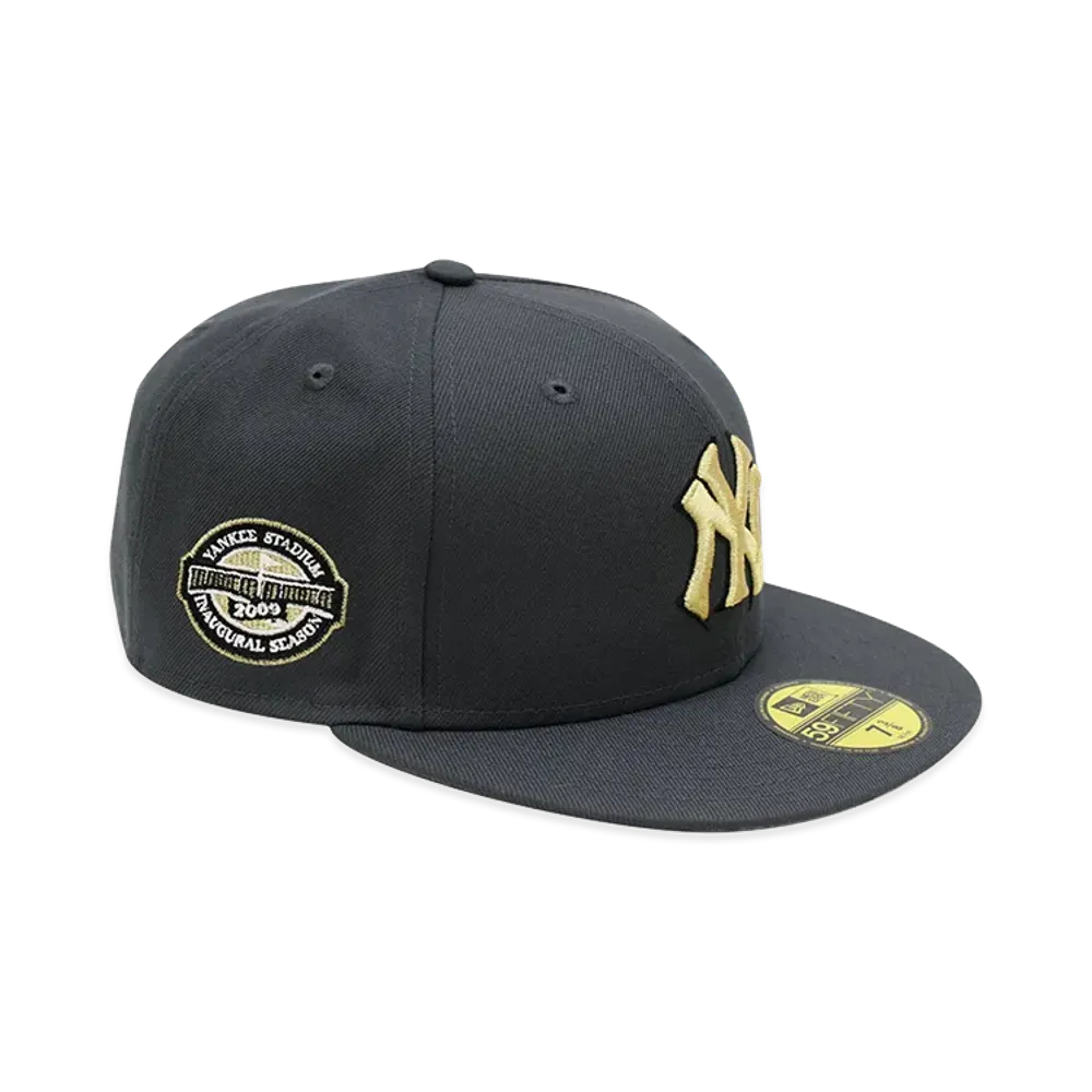 NEW ERA x THE CAP 59Fifty Noir Luxe New York Yankees Graphite "Grey"