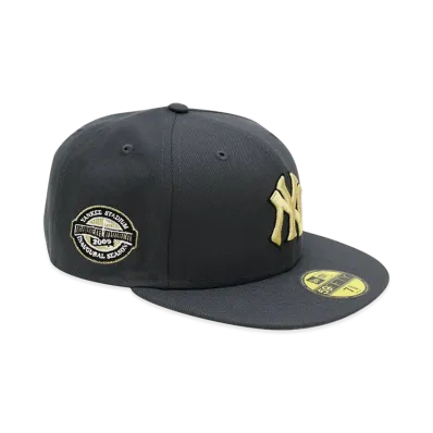 NEW ERA x THE CAP 59Fifty Noir Luxe New York Yankees Graphite "Grey"