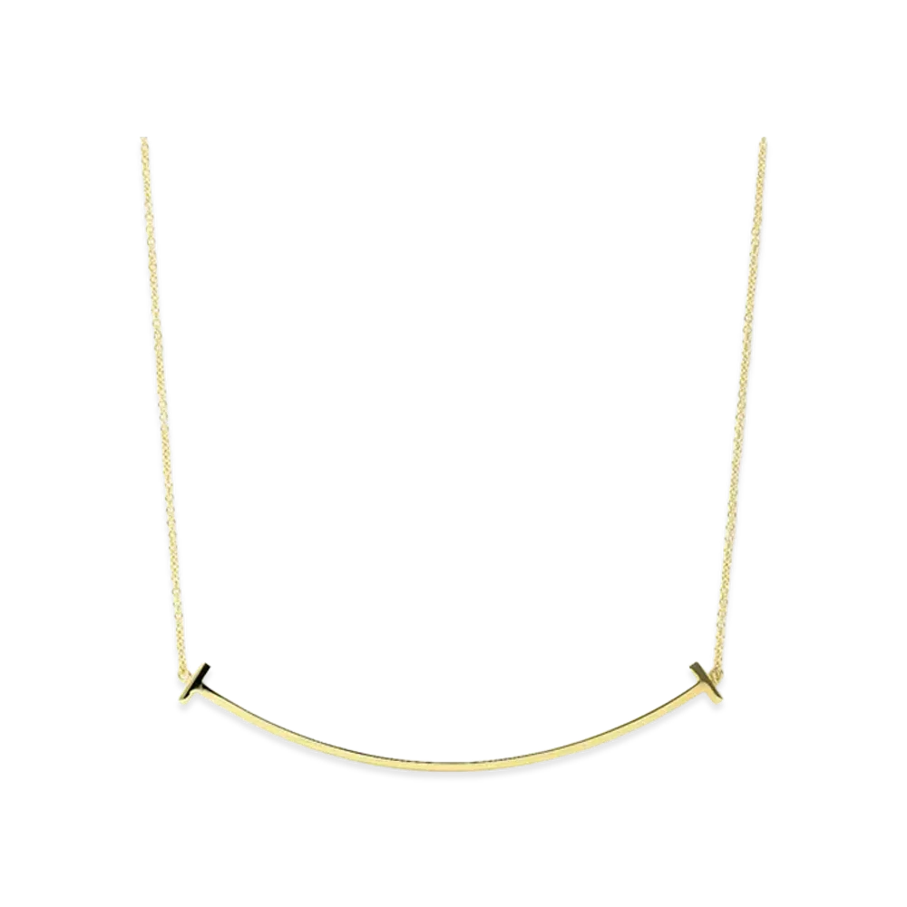 Tiffany & Co. T Smile Pendant Large "Yellow Gold"