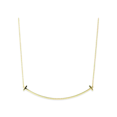 Tiffany & Co. T Smile Pendant Large "Yellow Gold"