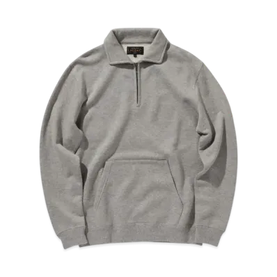 BEAMS Sweat Half Zip "Gray"