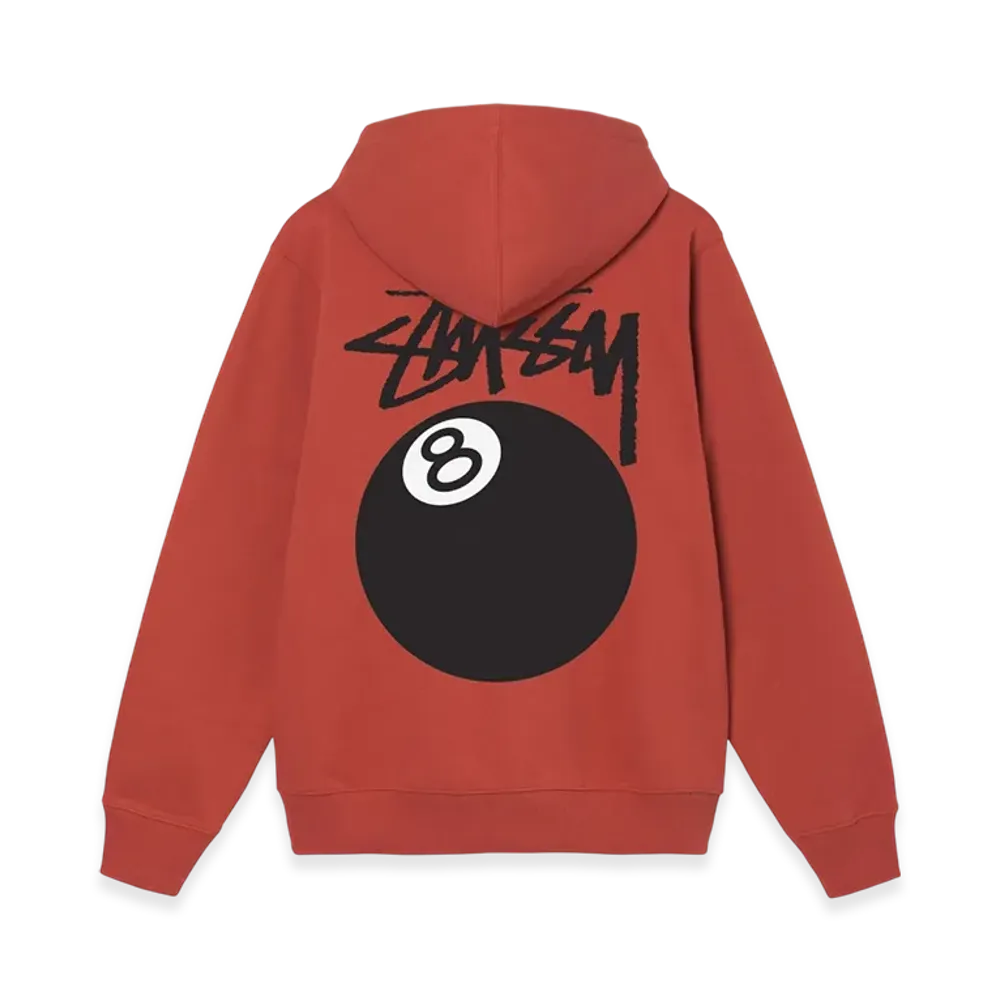 Stussy 8 Ball Hoodie - 21FW "Brick"
