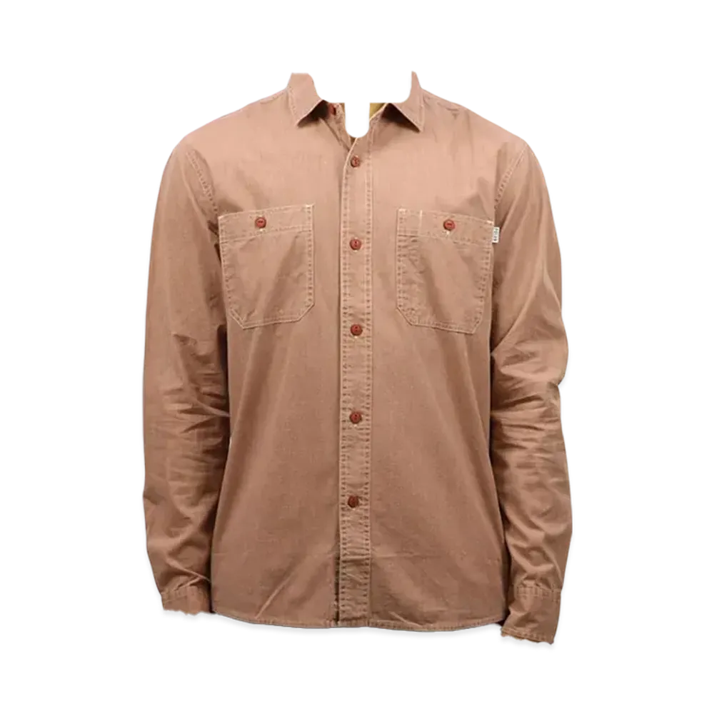 POLeR Washed Up LS Woven "Pink"