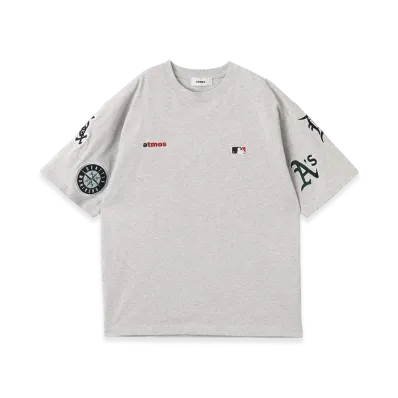 atmos x MLB All Teams Patch S/S T-shirts "Gray"