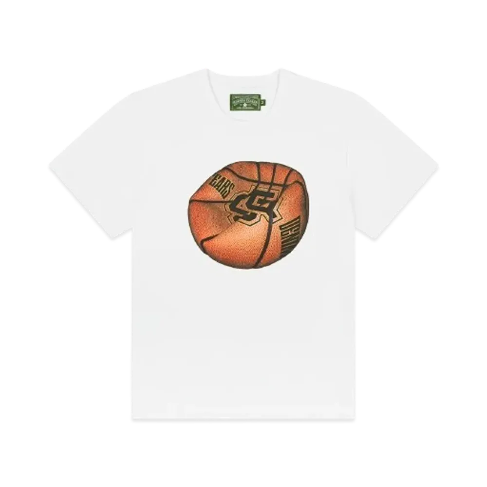 DENIM TEARS Deflated Basketball Tee "White"