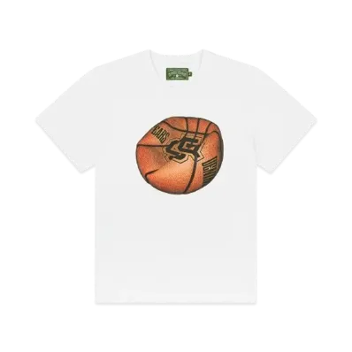 DENIM TEARS Deflated Basketball Tee "White"