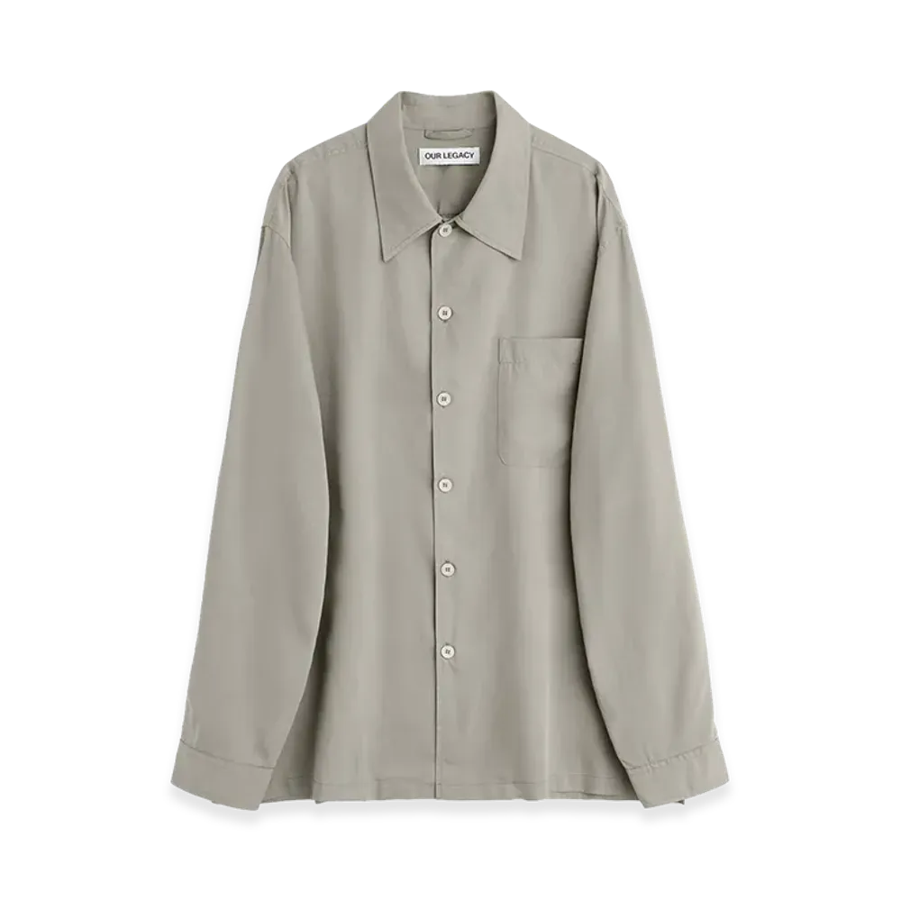 OUR LEGACY Every Shirt "Willow Grey Softflow Tencel"