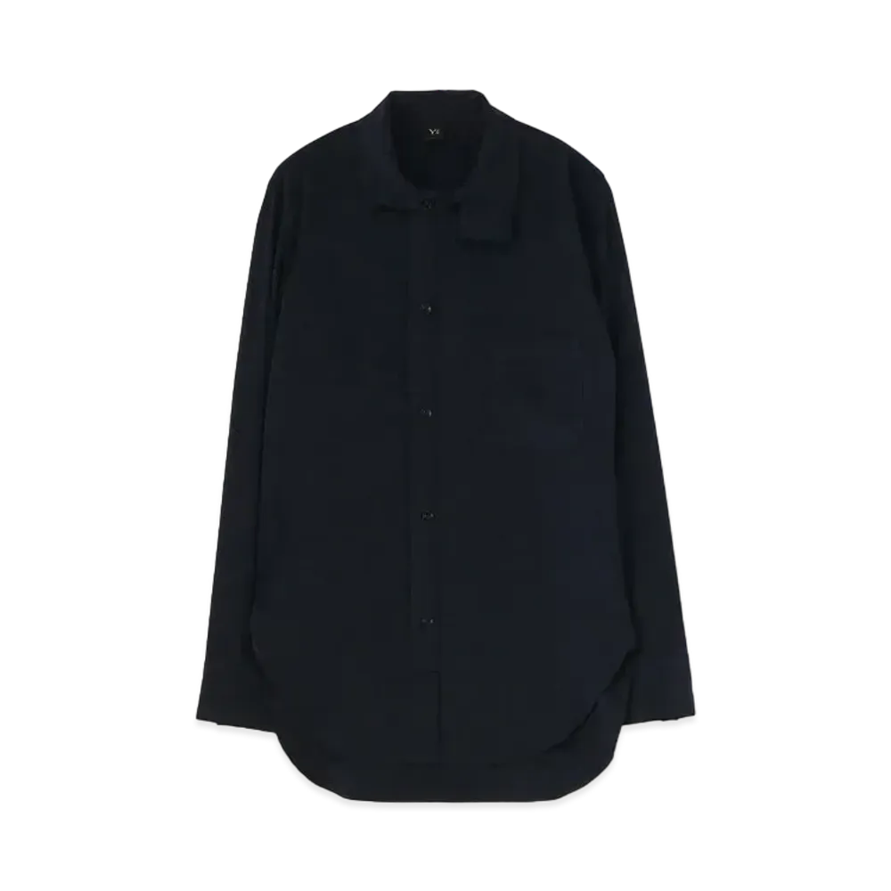 Yohji Yamamoto Y's DECYNE FRONT OPEN SQUARE BLOUSE "Navy"