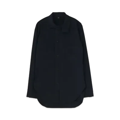 Yohji Yamamoto Y's DECYNE FRONT OPEN SQUARE BLOUSE "Navy"