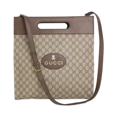 GUCCI GG Supreme PVC Leather Skull 2WAY Bag