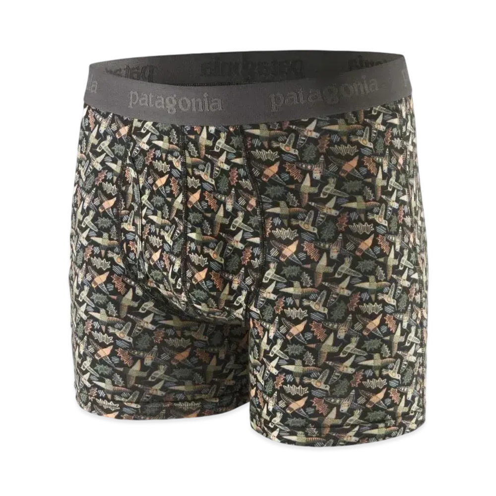 Patagonia Men's Essential Boxer Briefs 3 Inch "Black"