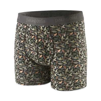 Patagonia Men's Essential Boxer Briefs 3 Inch "Black"