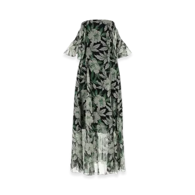 LOEWE Women's Printed Silk Dress "Multicolor"