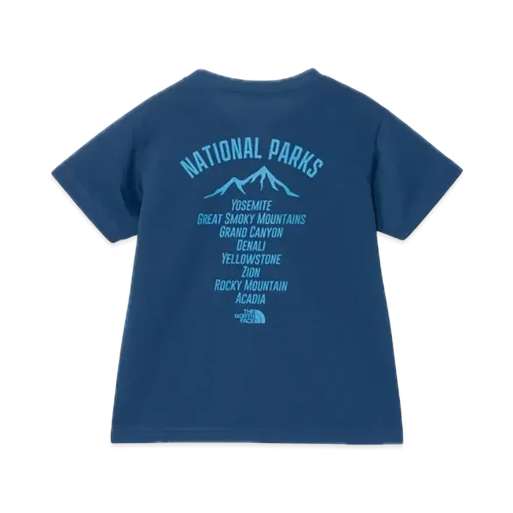 The North Face Kids Toddler Short Sleeve TNF Bug Free Graphic Tee "Mountain Blue"