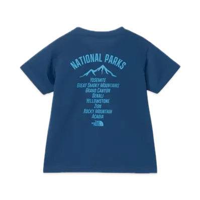 The North Face Kids Toddler Short Sleeve TNF Bug Free Graphic Tee "Mountain Blue"