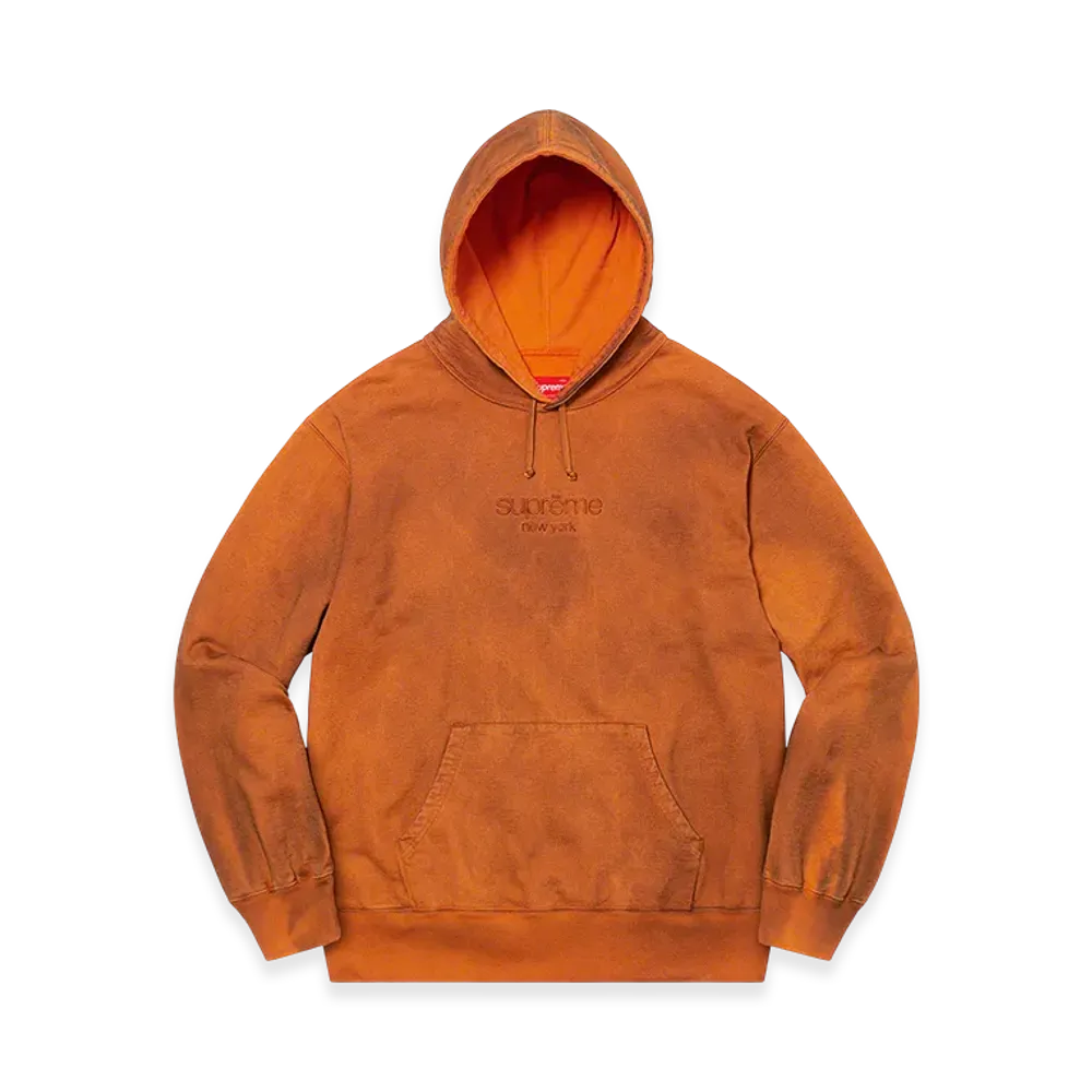 Supreme Spray Hooded Sweatshirt "Orange"