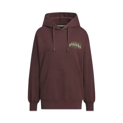 adidas College Loose Fit French Terry Parka "Shadow Brown"