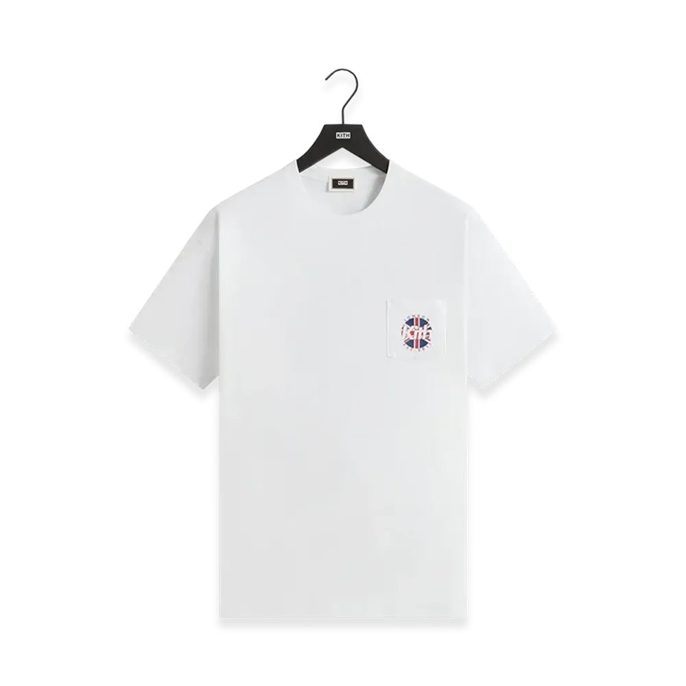 Kith Union Jack Shield Vintage Tee "White"