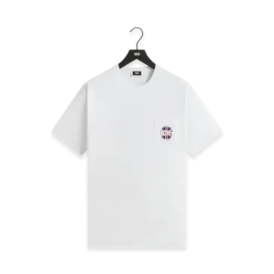 Kith Union Jack Shield Vintage Tee "White"