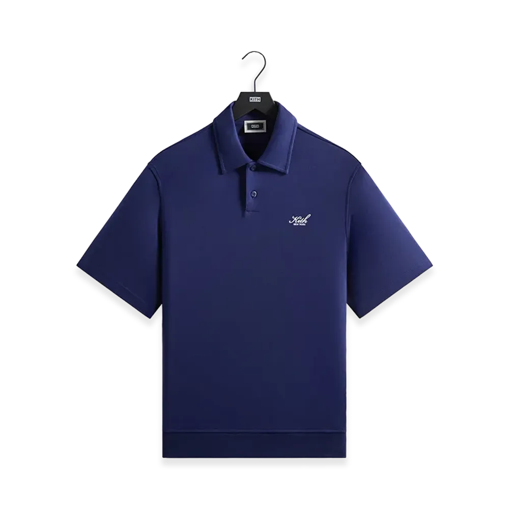 Kith Interlock Graham Polo "Deep Royal"