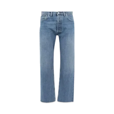 Maison Margiela Vintage Wash Cropped Jeans Medium Wash "Blue"