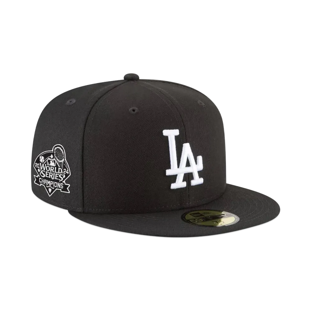 NEW ERA Men's Los Angeles Dodgers 2024 World Series Champions 59Fifty Fitted Hat "Black"