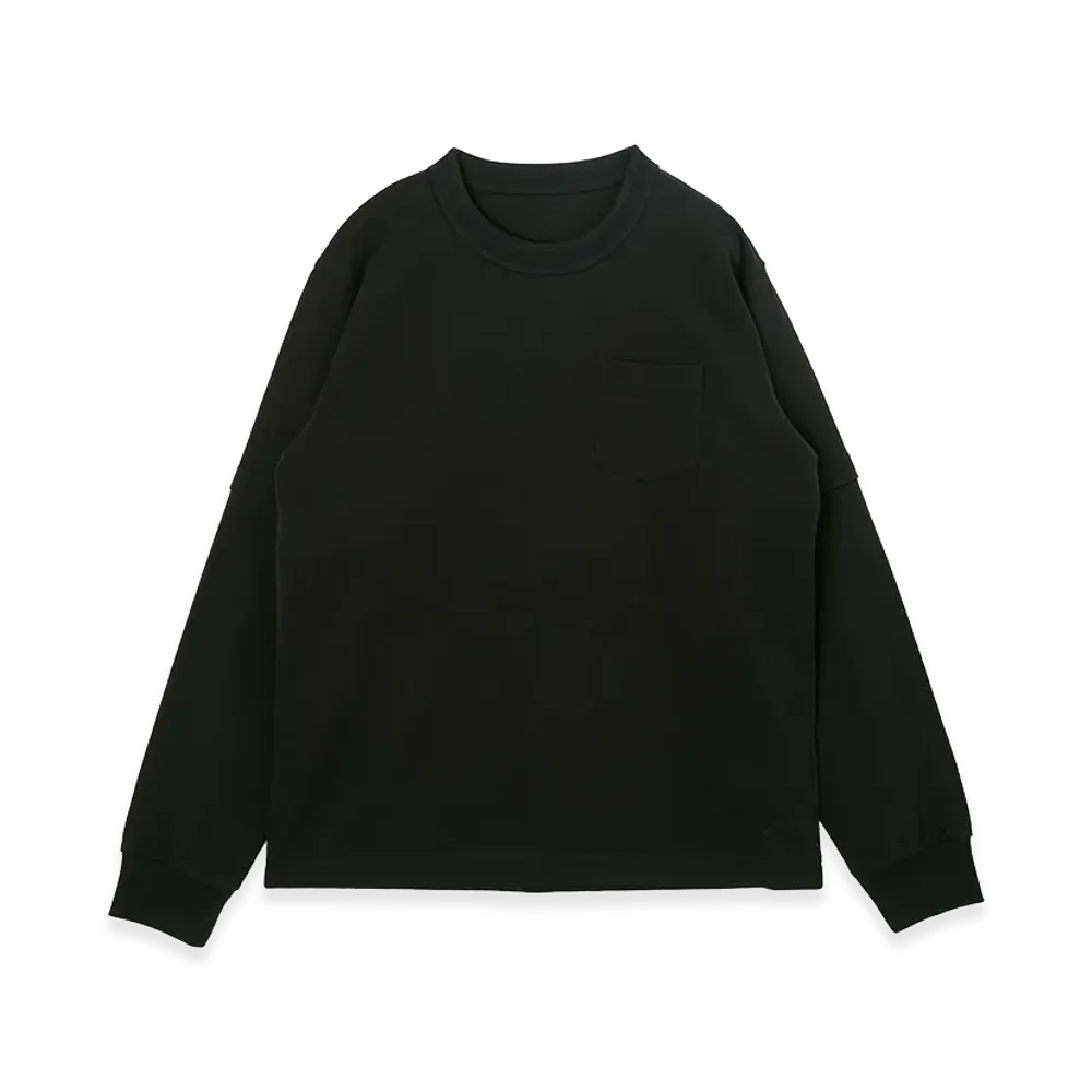 sacai Print L/S T-Shirt "Black"