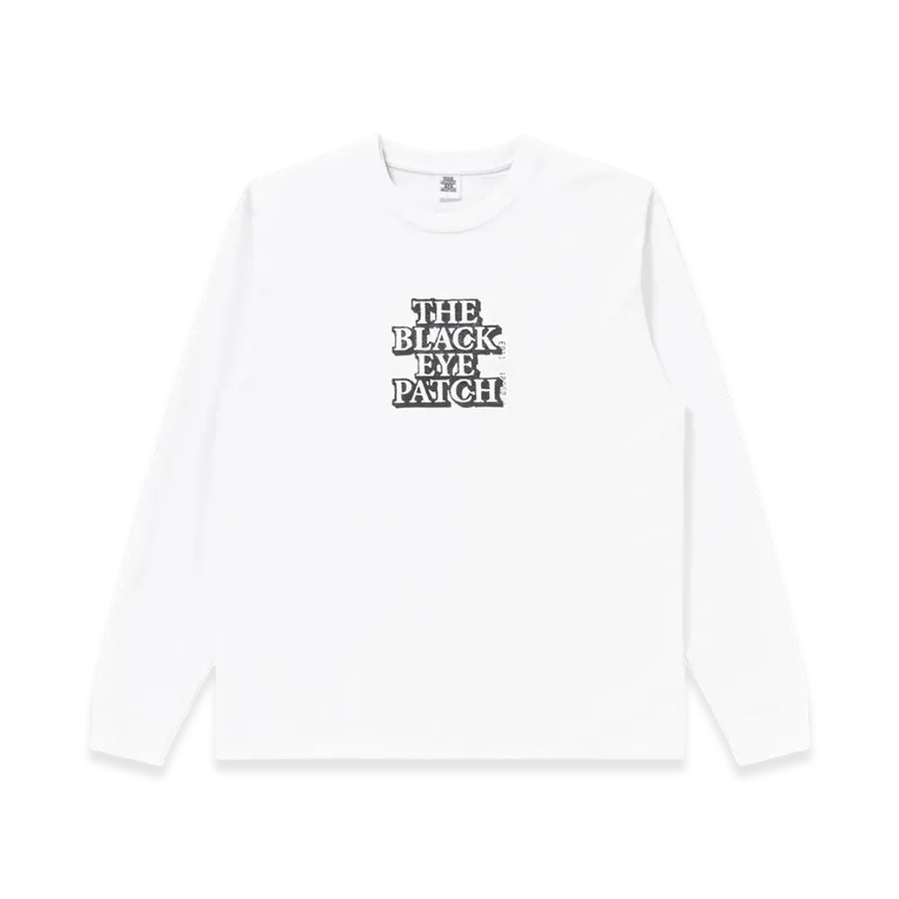 BlackEyePatch OG Label L/S Tee "White"