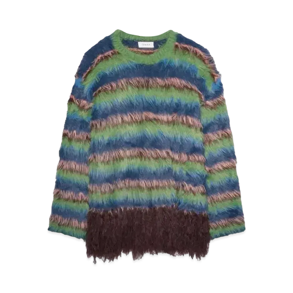 TAAKK FUR KNITPULLOVER "GREEN"