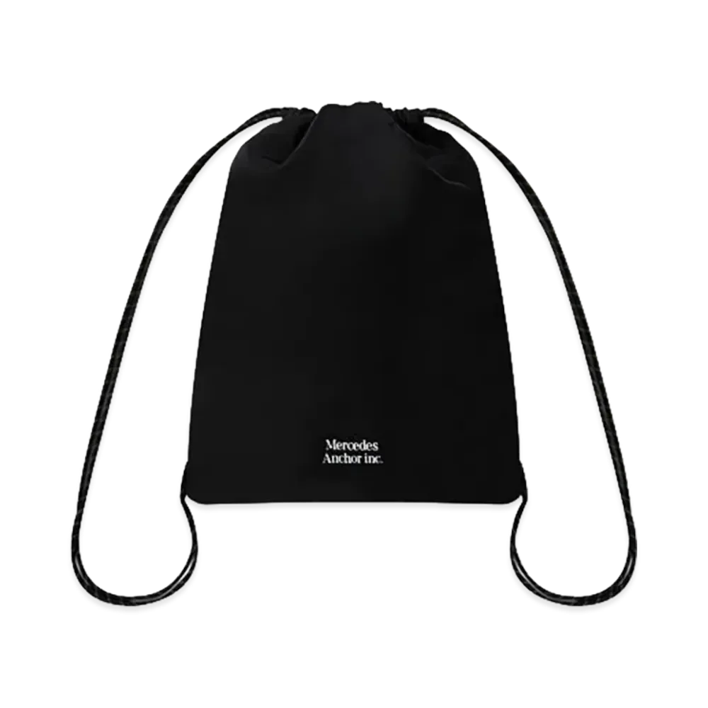 Mercedes Anchor inc. Reflector Drawstring Gym Bag "Black"