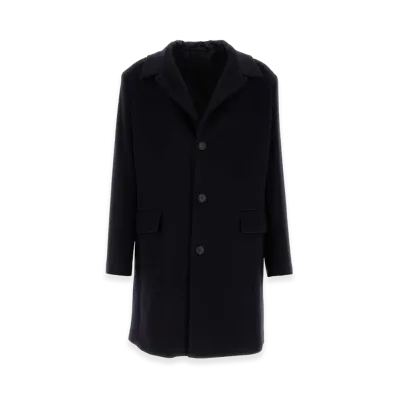 PRADA Wool Blend Coat "Blue"