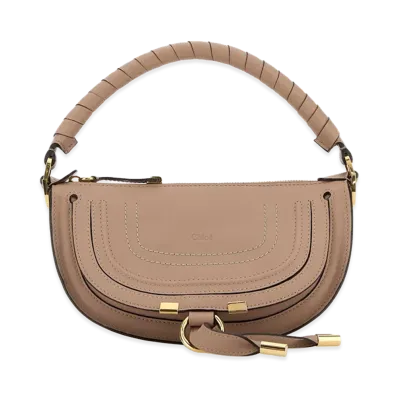 Chloe Women's Leather Mini Marcie Handbag "Antiqued Pink"