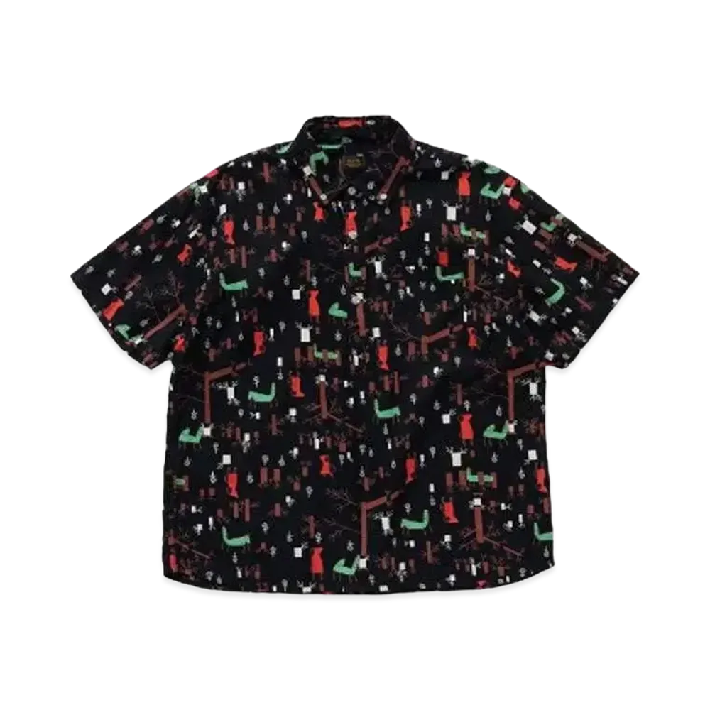 RATS LITTLE RED RIDING HOOD S/S SHIRT "BLACK"
