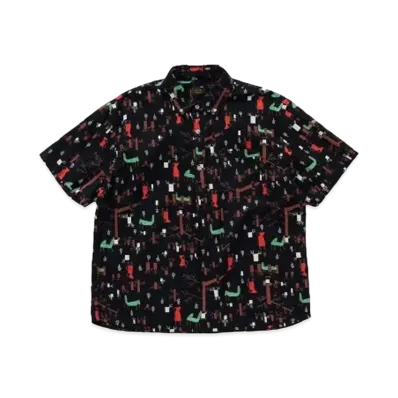 RATS LITTLE RED RIDING HOOD S/S SHIRT "BLACK"