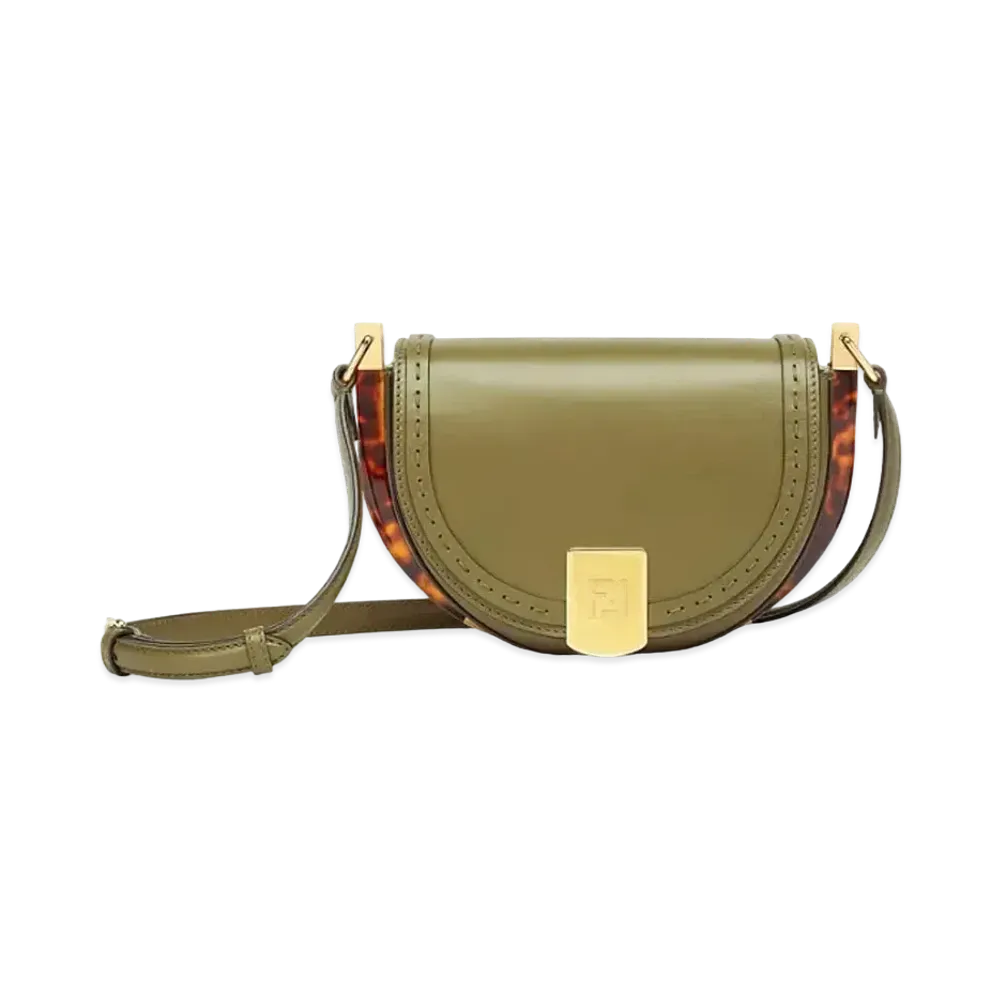 FENDI Moonlight Leather Bag "Green"