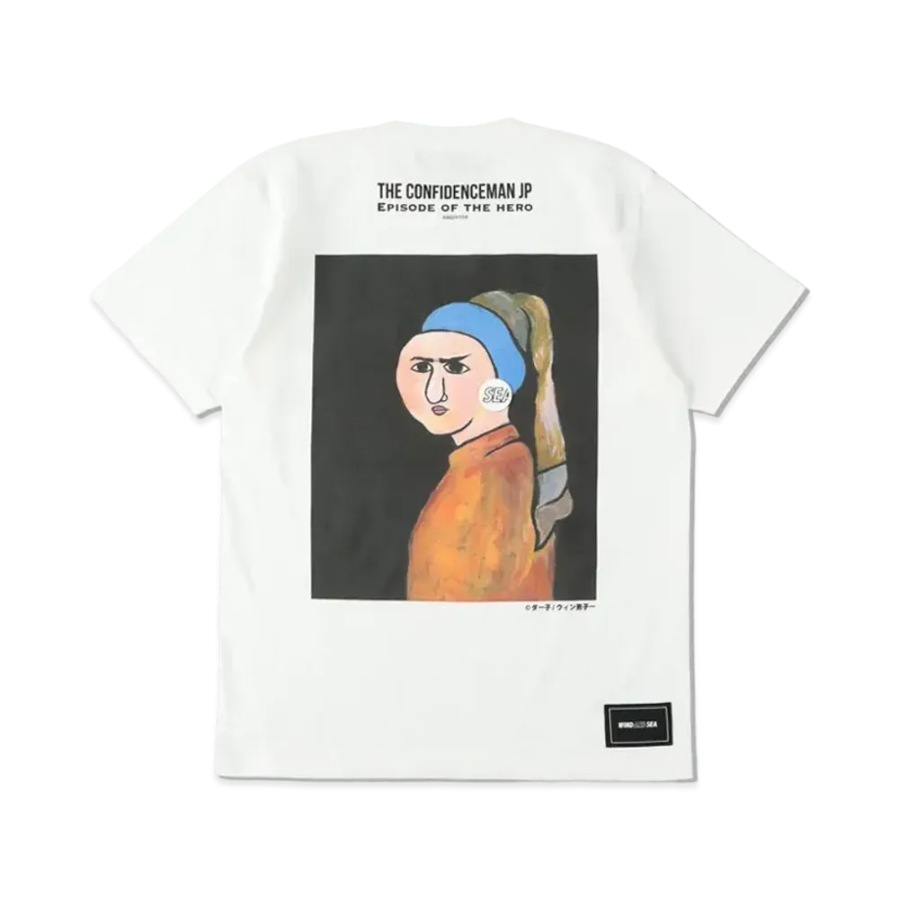 WIND AND SEA x THE CONFIDENCEMAN JP T SHIRT "White"