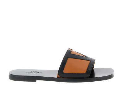 Valentino Garavani viva Superstar Slides "Brown"