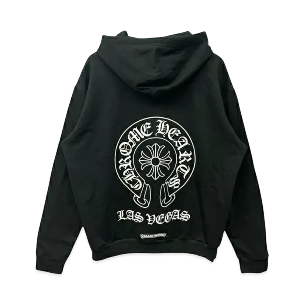 Chrome Hearts Las Vegas Exclusive Horseshoe Pullover Hoodie "Black"