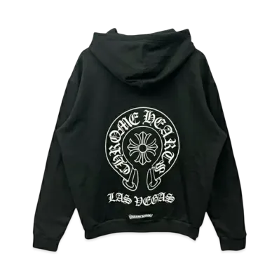 Chrome Hearts Las Vegas Exclusive Horseshoe Pullover Hoodie "Black"