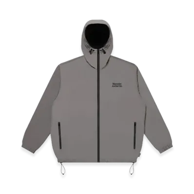 Mercedes Anchor inc. Ripstop Nylon Hooded Jacket "Gray"