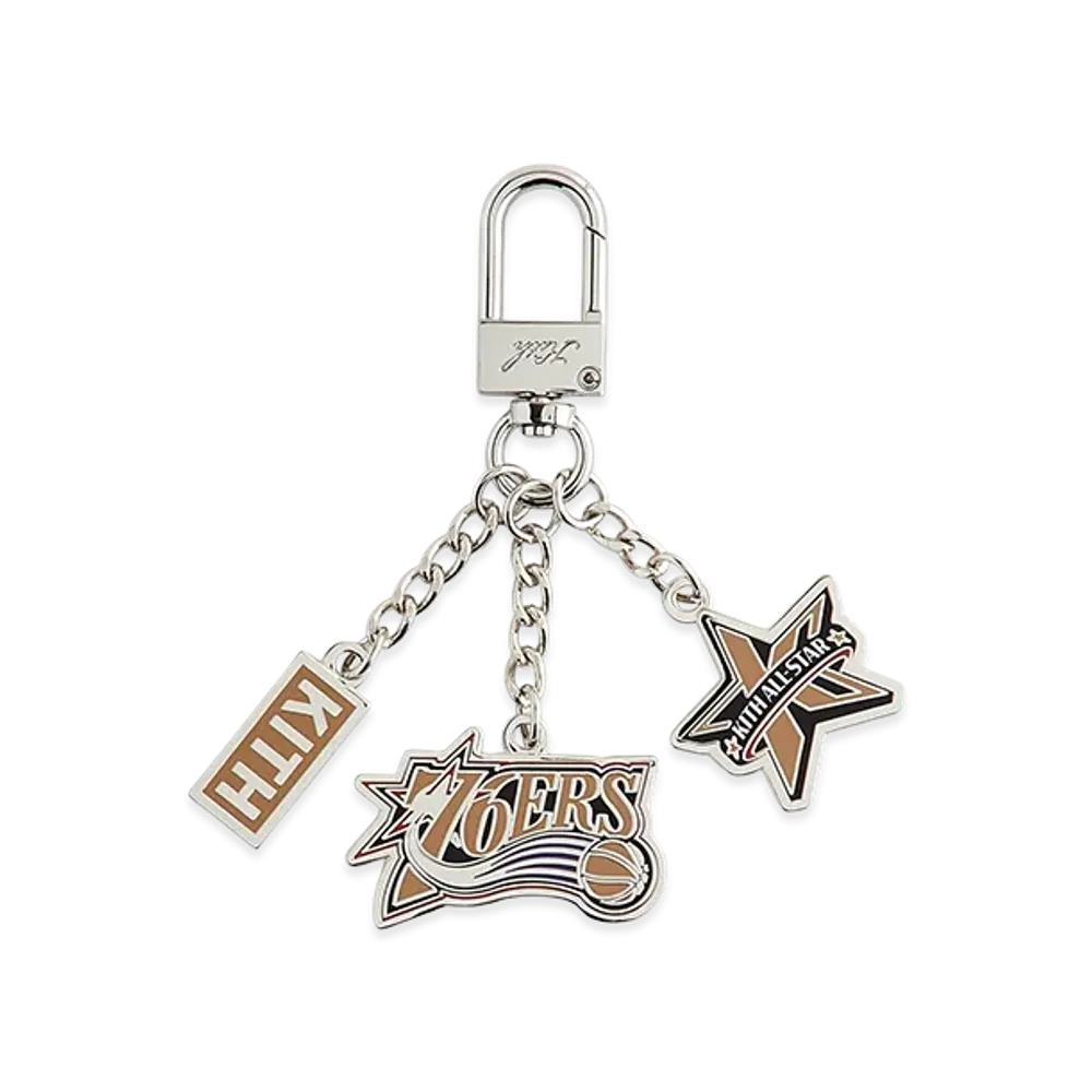 Kith x NBA All-Star Philadelphia 76ers Keychain "Silver"