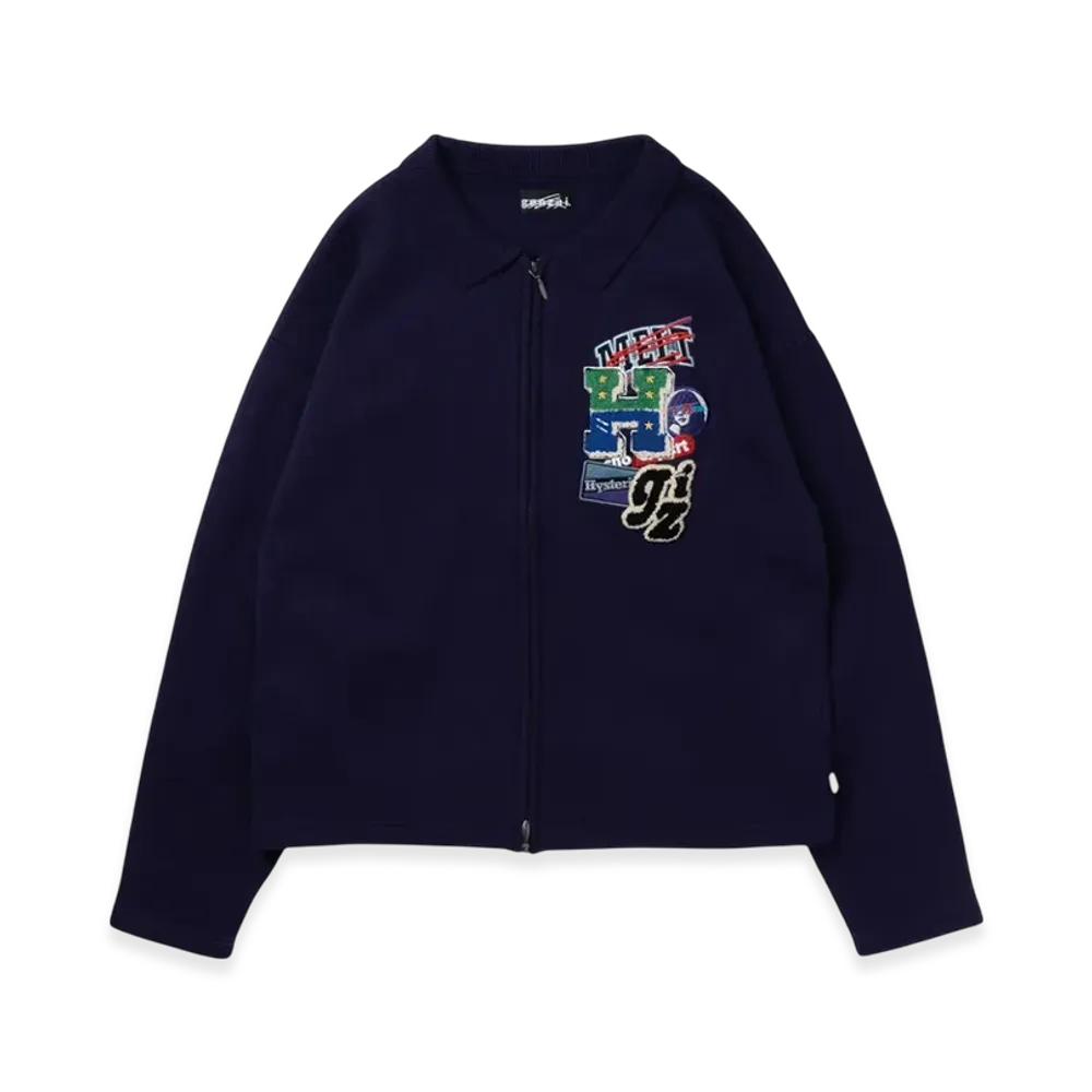 HYSTERIC GLAMOUR x Genzai Zip Knit "Purple"