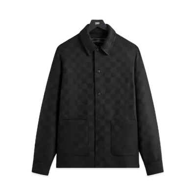 Kith Boxy Collared Overshirt "Black"